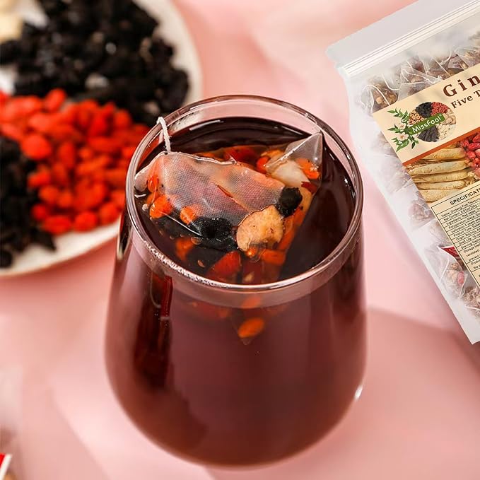 Ginseng five treasure tea