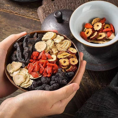 Ginseng five treasure tea